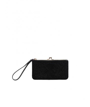 LE PANDORINE BUBI POCHETTE ΤΣΑΝΤΑ ΧΕΙΡΟΣ Μαύρη 23XAILCZ-01