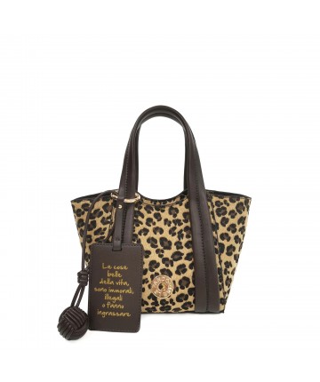 Speckled Vicky handbag Le Pandorine PF225B575 leopard 