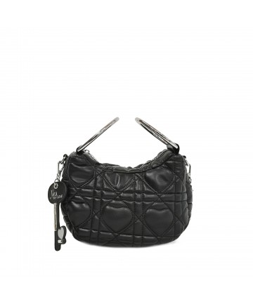 Black love ring bag handbag PF252B525-C99 Μαύρη 
