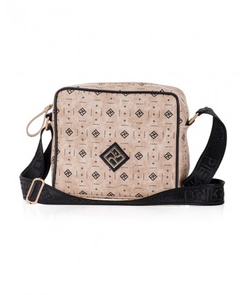 Τσάντα Χιαστί Circe Monogram Μπέζ 90802PM04