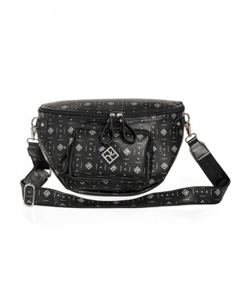 Τσάντα Μέσης Sansa Monogram 90632PM01 Μαύρη