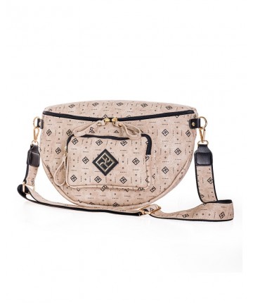 Τσάντα Μέσης Χιαστί  Sansa Monogram 90632PM04 Μπέζ